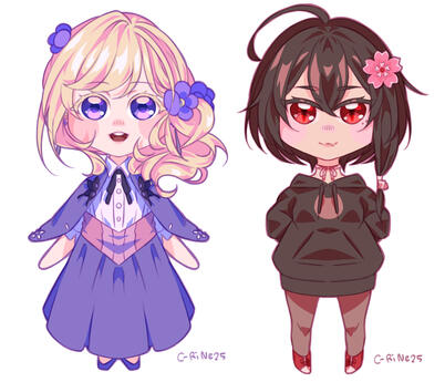 Colored Sketch Chibi 1